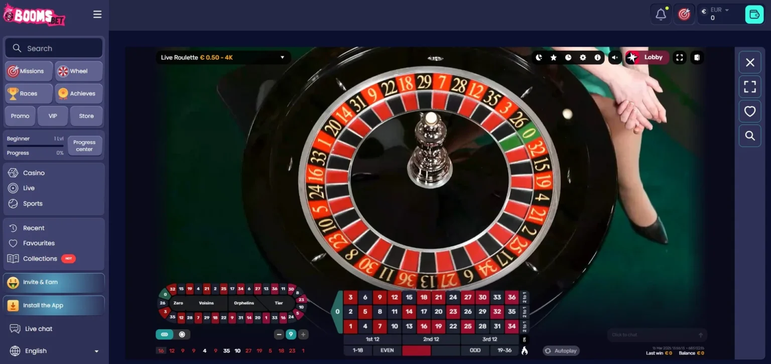 Boomsbet live gokkasten